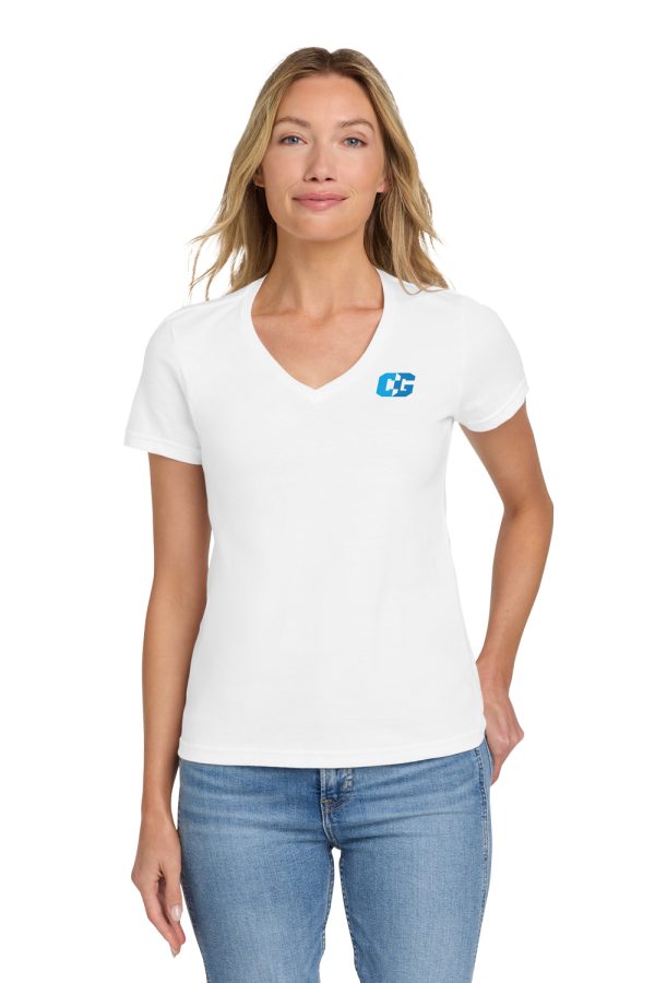 CG Softstyle® Women's Fit V-Neck T-Shirt