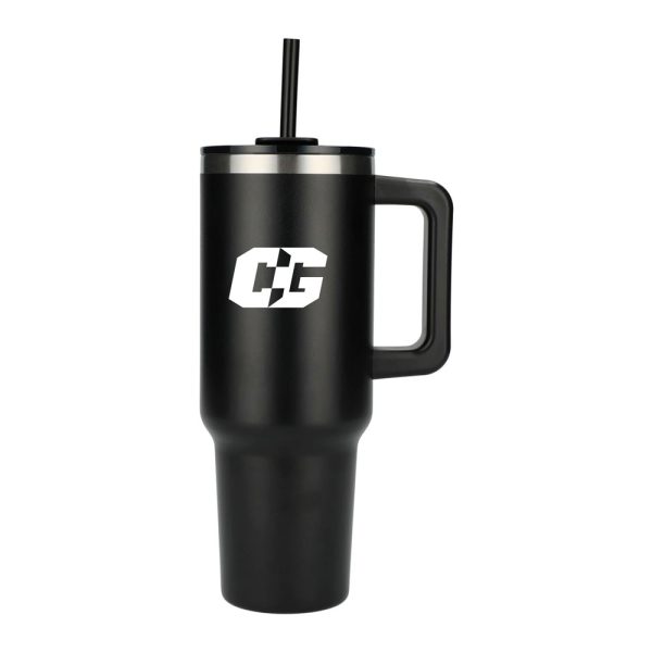 CG Pinnacle 40 oz Vacuum Insulated Eco-Friendly Travel Tumbler With Straw - Image 2