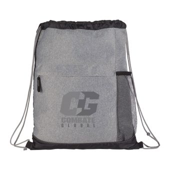 CG Heather Melange Drawstring Bag